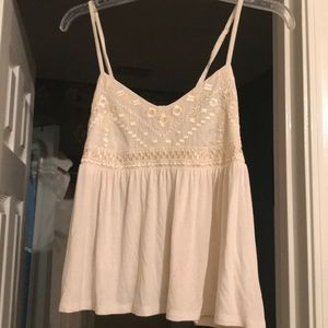 Cream Tank Top